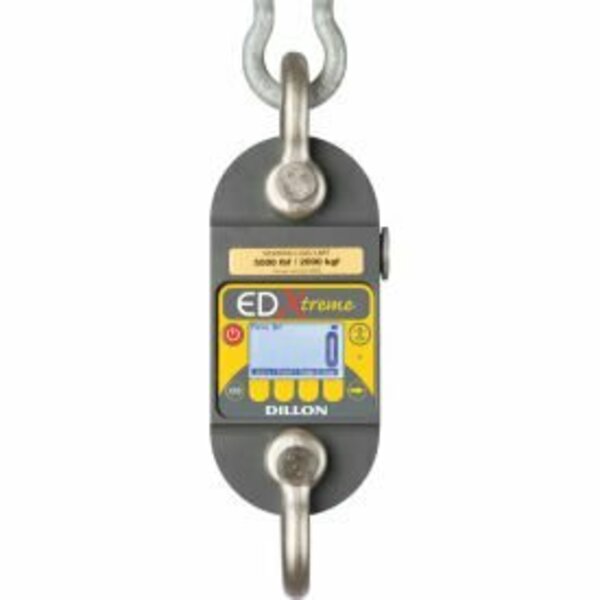 Dillon EDX-1T - EDXtreme Dynamometer With Backlight and Shackles 2,500lb x 2/.5lb AWT05-506312